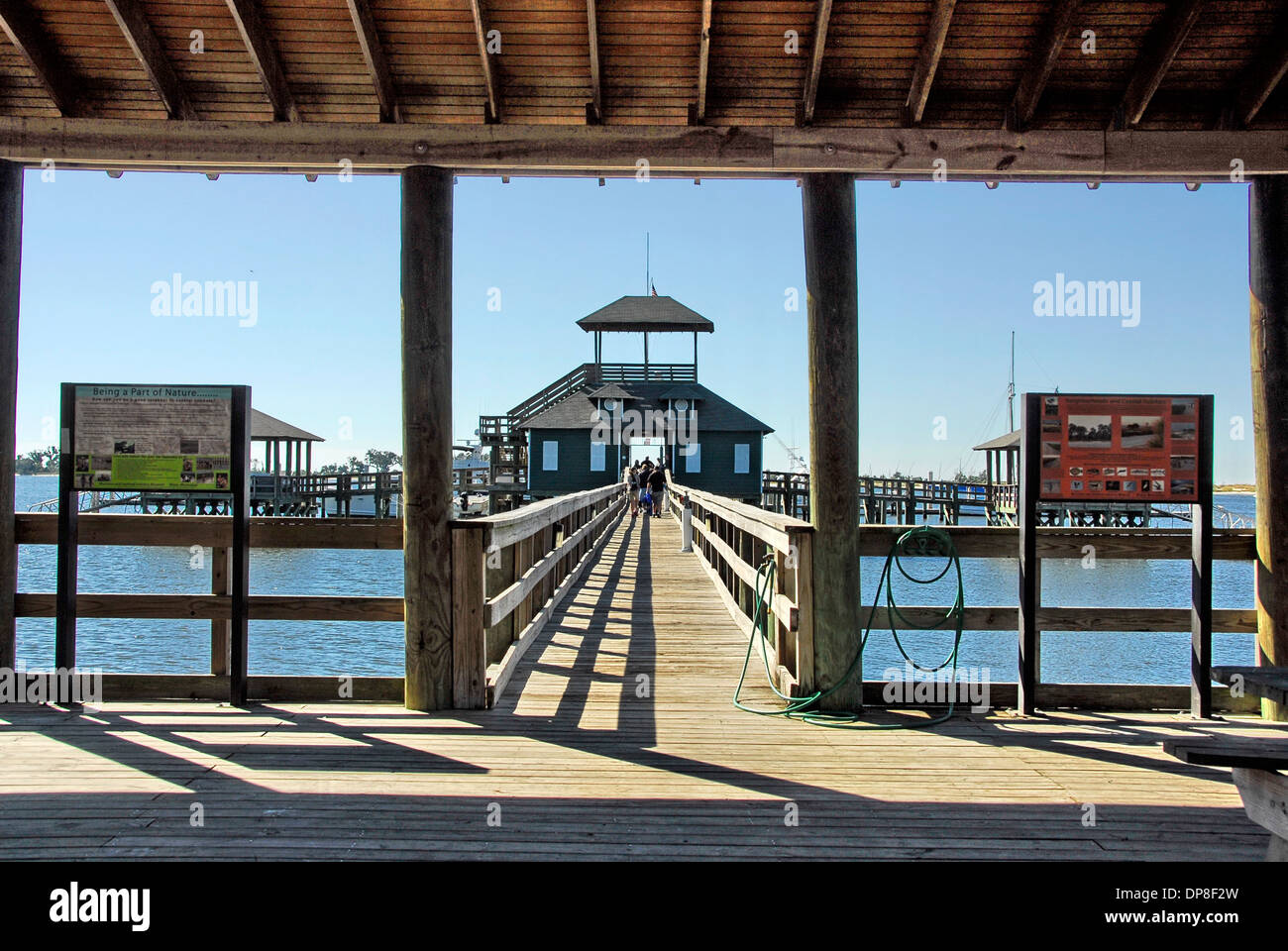 Marittimo e frutti di mare Museo dell'industria, goletta Charters in Biloxi Mississippi Foto Stock