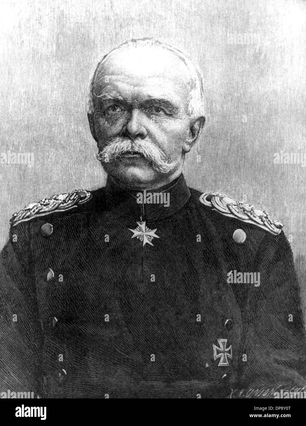 Generale prussiano e statista, cancelliere imperiale (1890-1894) e il ministro prussiano presidente (1890-1892), in una rappresentazione contemporanea. Georg Leo conte di Caprivi è nato il 24 di febbraio nel 1831 a Berlino e morì il 6 di febbraio nel 1899 in Skyren vicino Crossen (Oder). Foto Stock