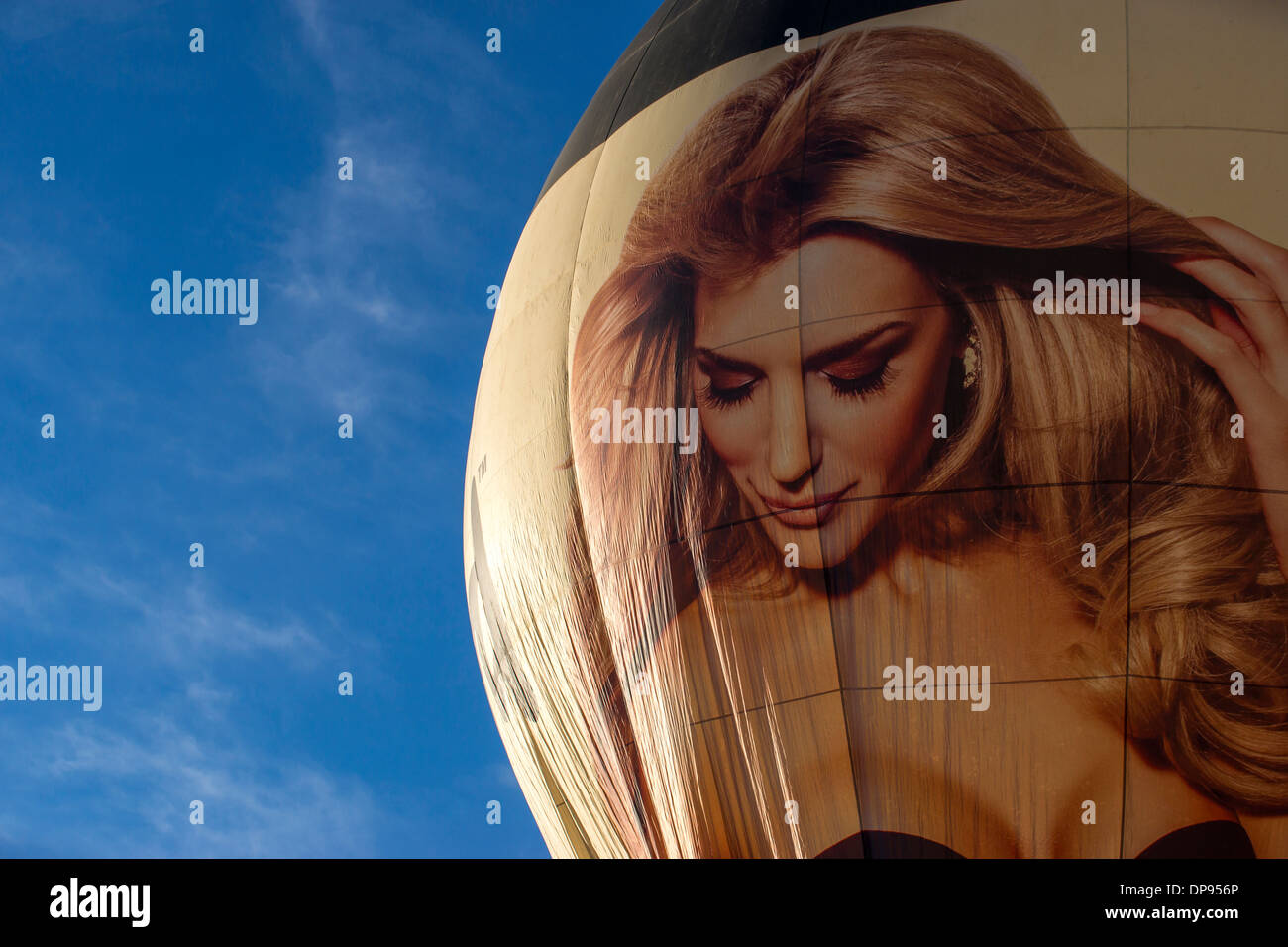 Volo in mongolfiera Foto Stock