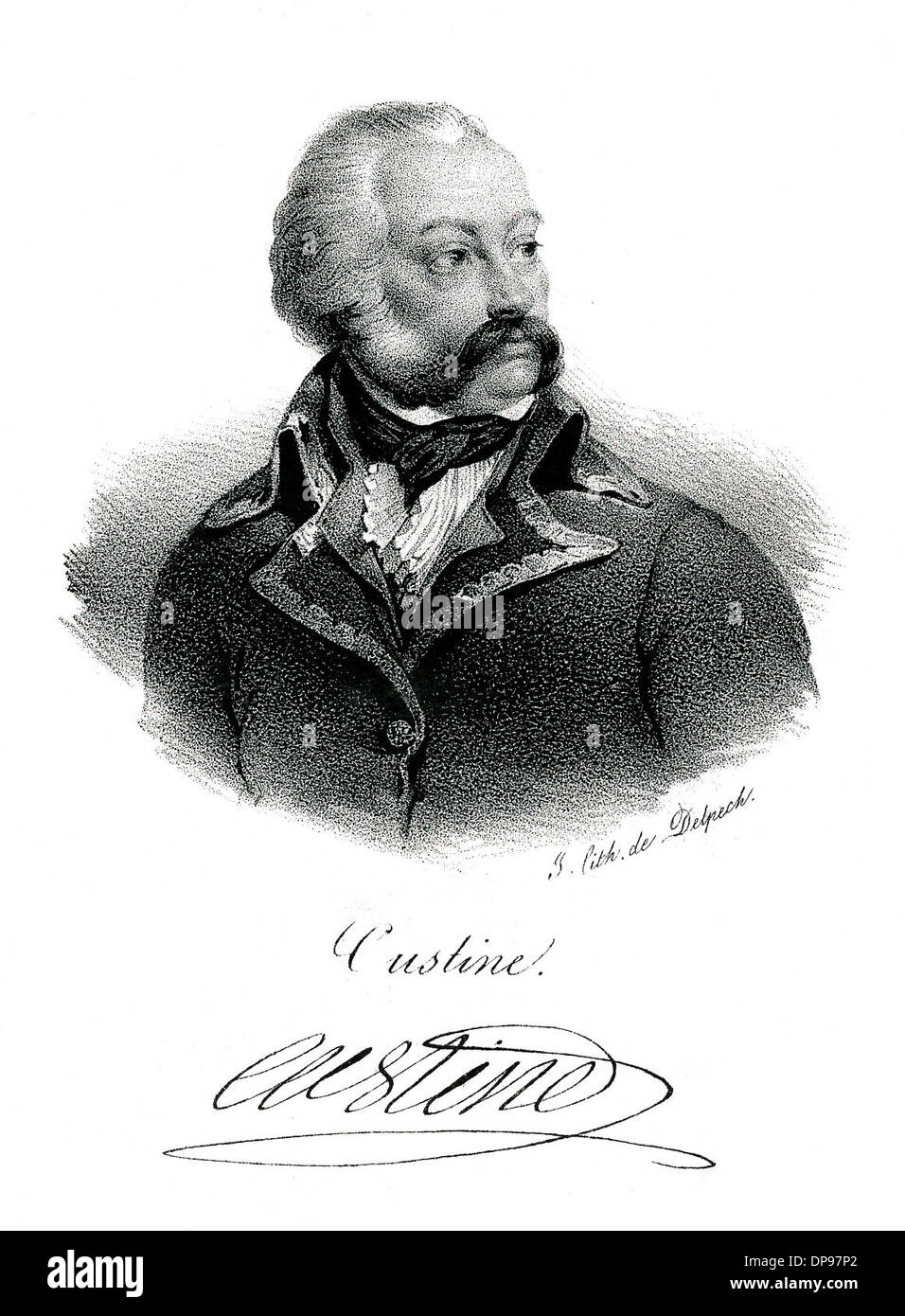 CUSTINE/militare francese Foto Stock