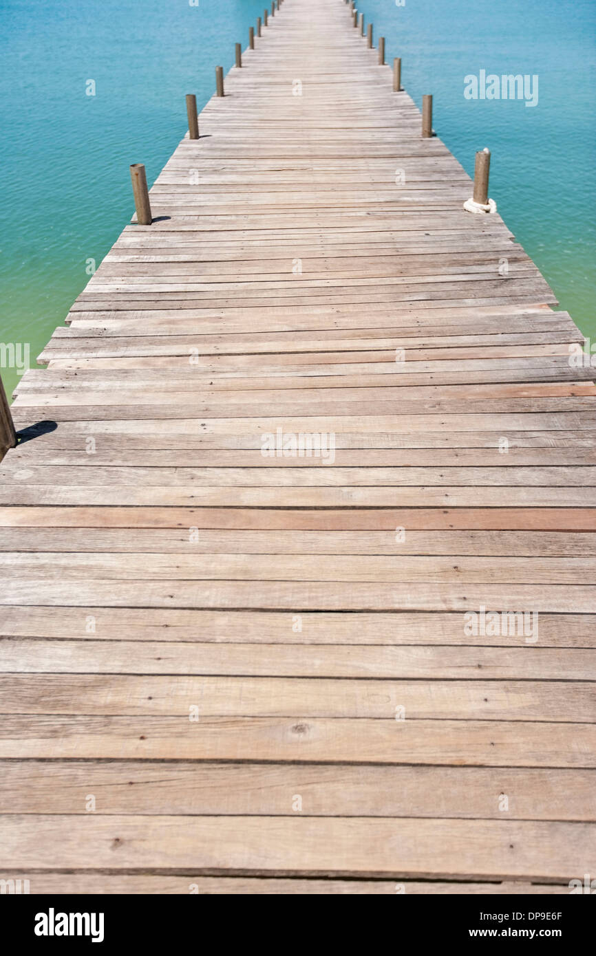 Na Pra Pier Lan su Koh Samui Thailandia Foto Stock