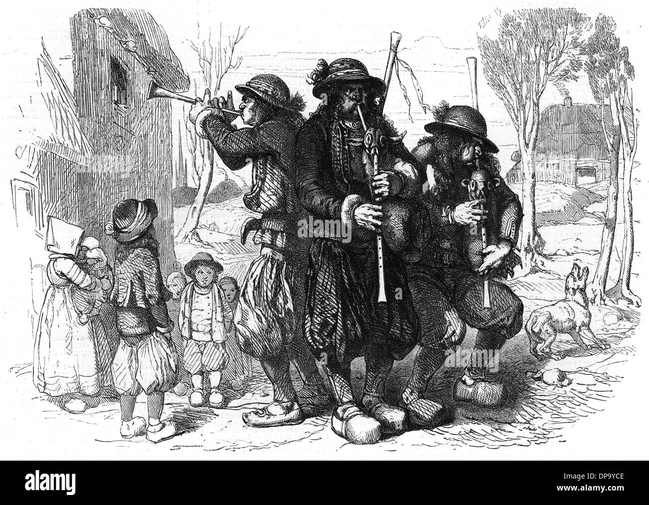 Breton 'onneurs' 1853 Foto Stock