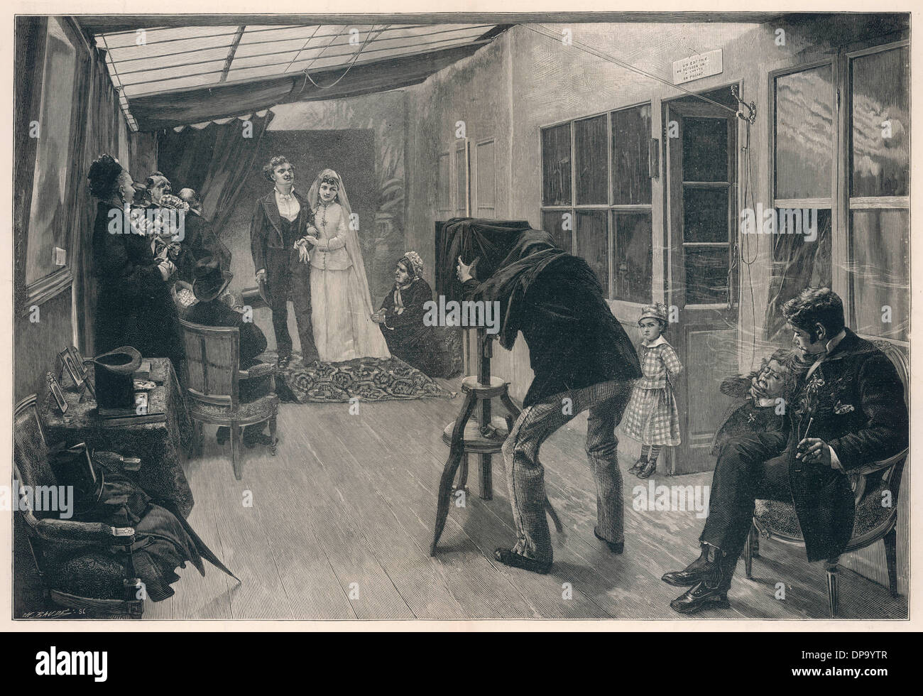 FOTO DI MATRIMONIO Foto Stock