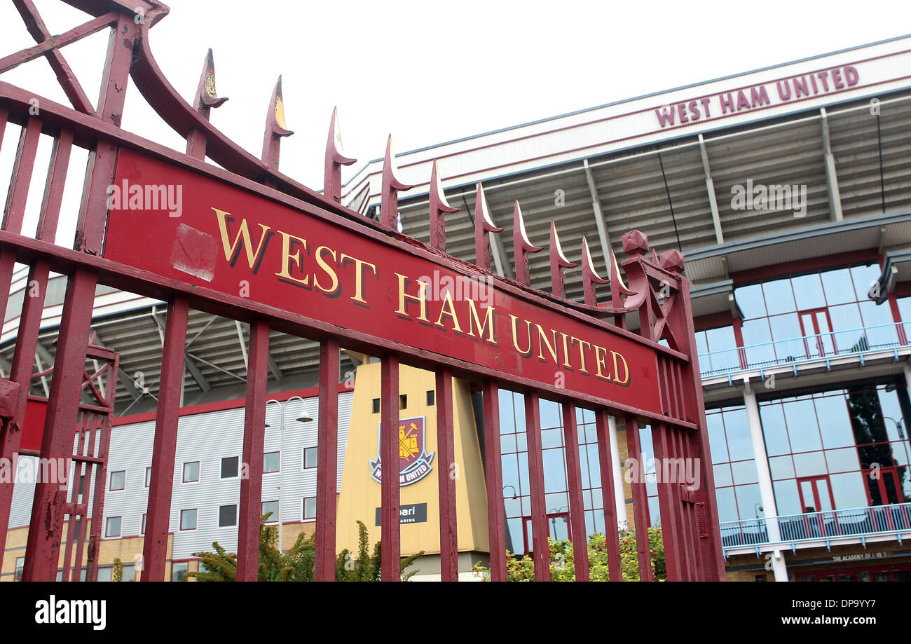 Boleyn Ground, Upton Park, Londra home del West Ham United Foto Stock