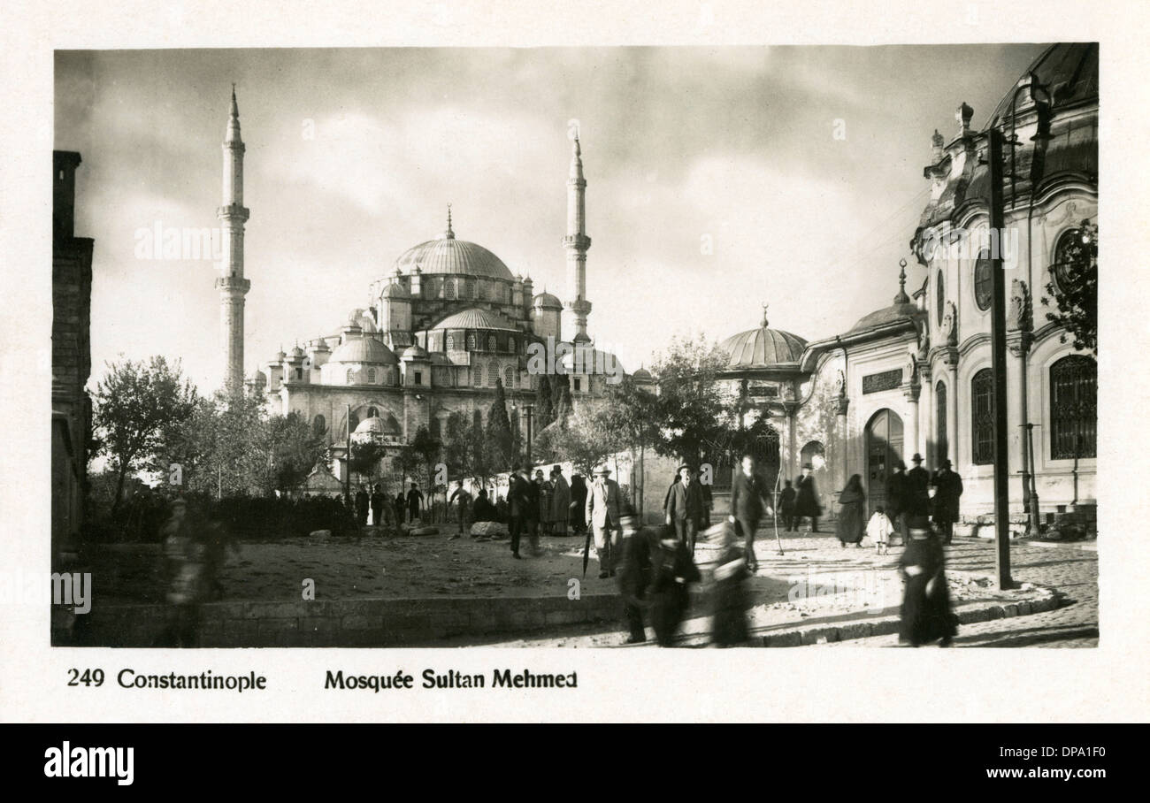 Istanbul, Turchia - Moschea Fatih Foto Stock