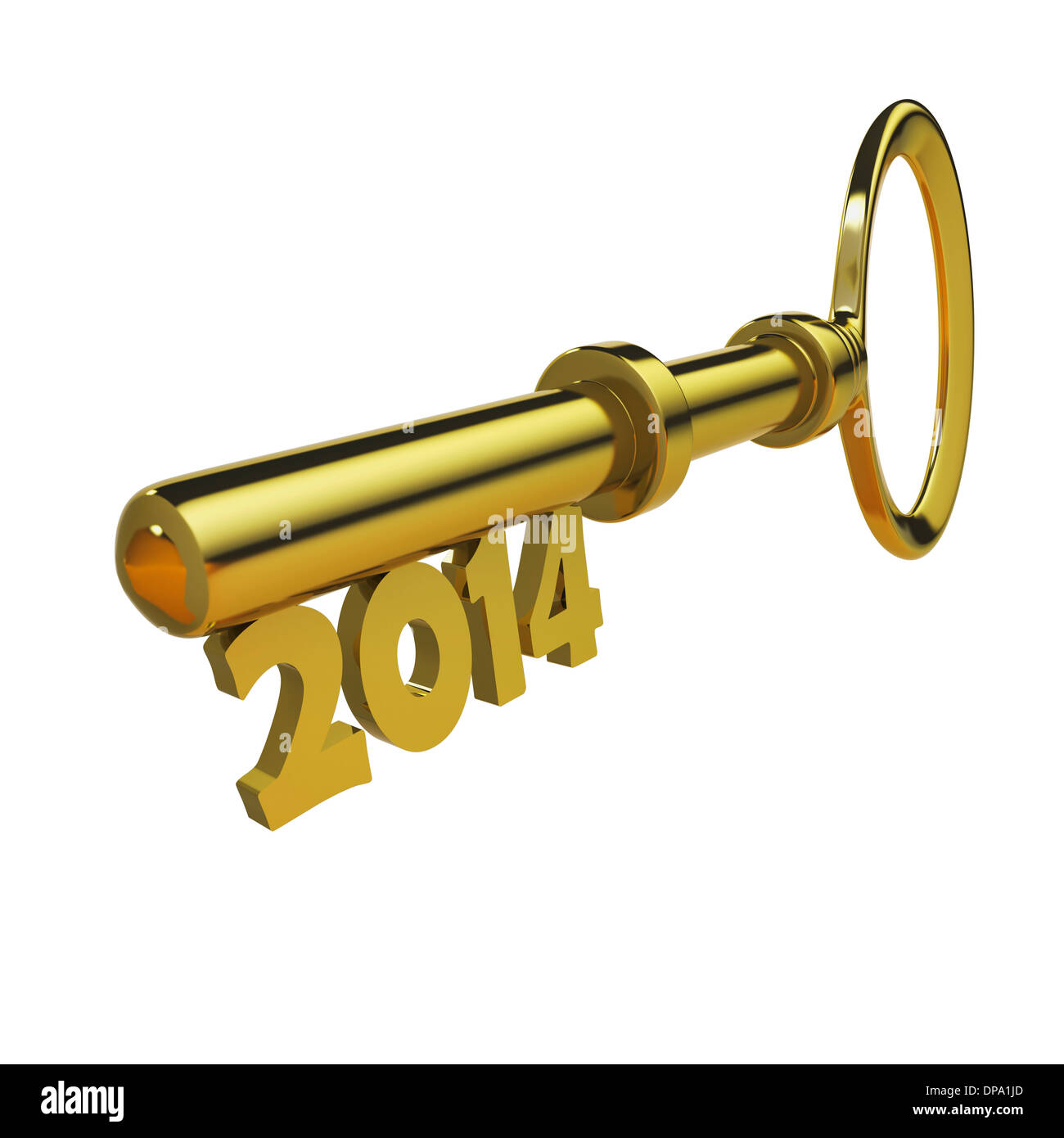 Golden key rivolta al futuro in 2014 Foto Stock