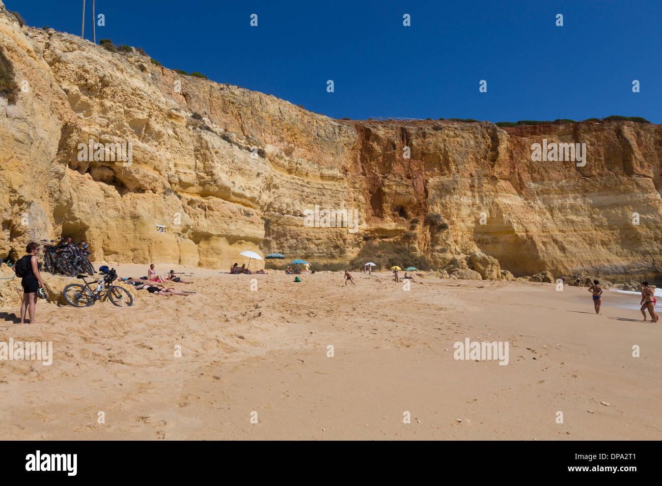 Praia de a Benagil, Algarve, PORTOGALLO Foto Stock