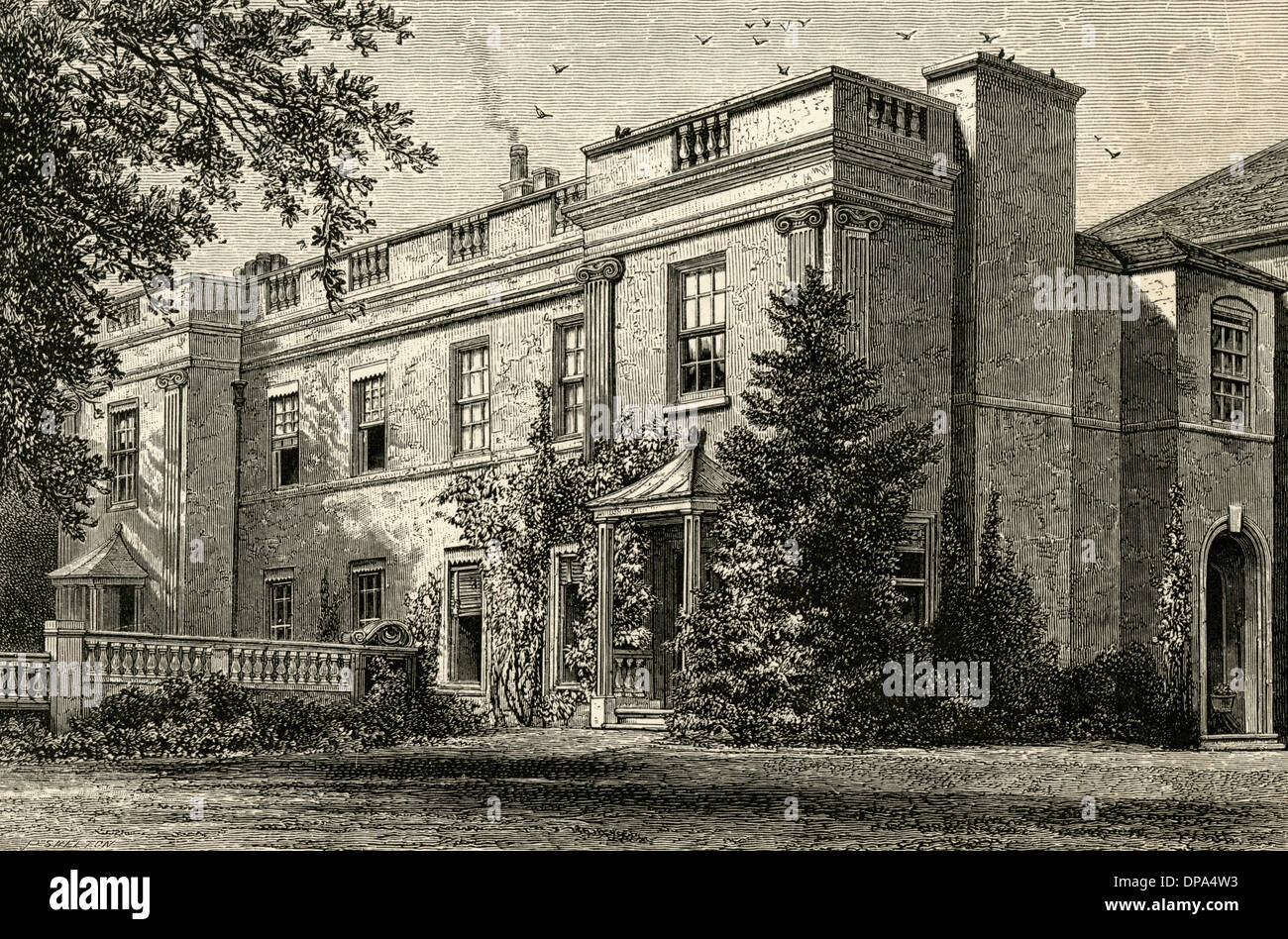 GEORGE ELIOT/FOLESHILL Foto Stock