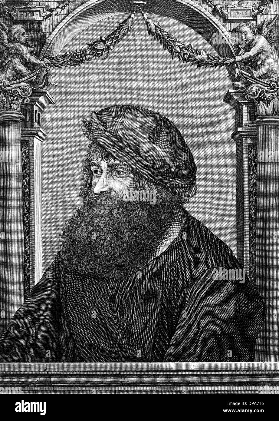 HUBERT Van Eyck/GARREAU Foto Stock