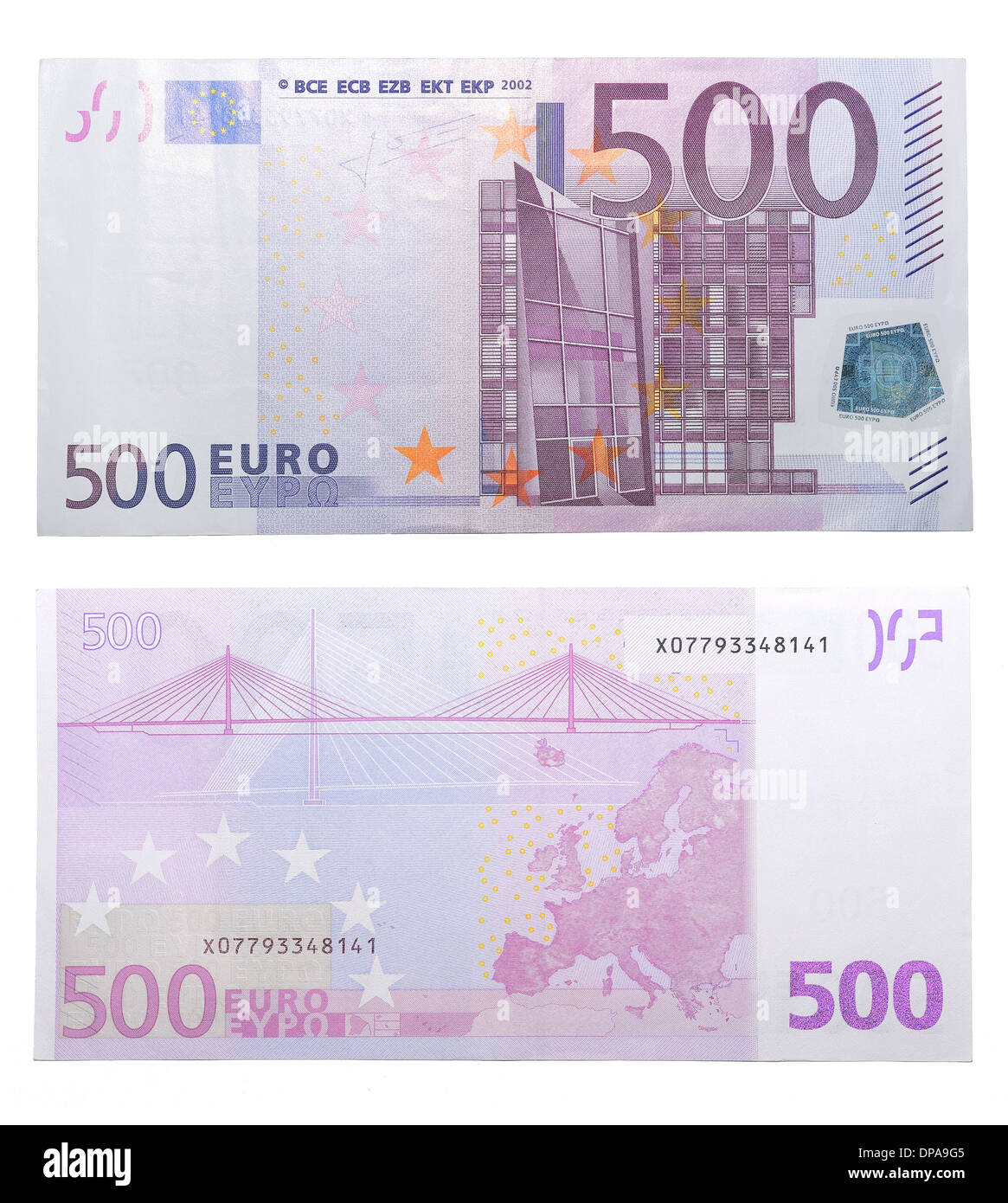 Banconota da 500 euro Immagini senza sfondo e Foto Stock ritagliate - Alamy