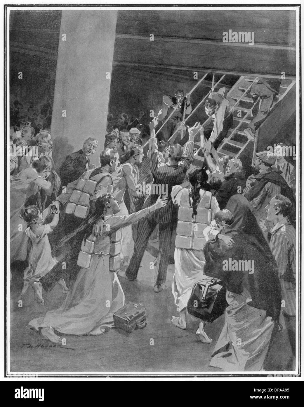 EMPRESS of Ireland lavelli Foto Stock