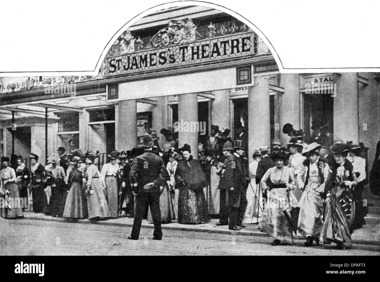 ST James Theatre 1900 Foto Stock