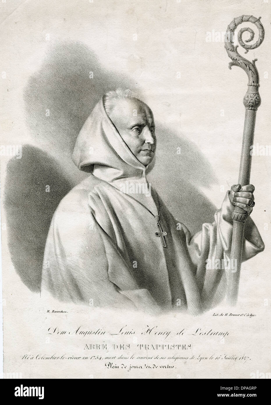 AUGUSTIN DE LESTRANGE Foto Stock