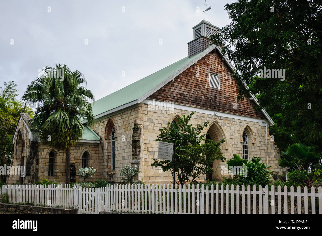 San Filippo anglicana della Chiesa Episcopale, San Filippo, Antigua Foto Stock