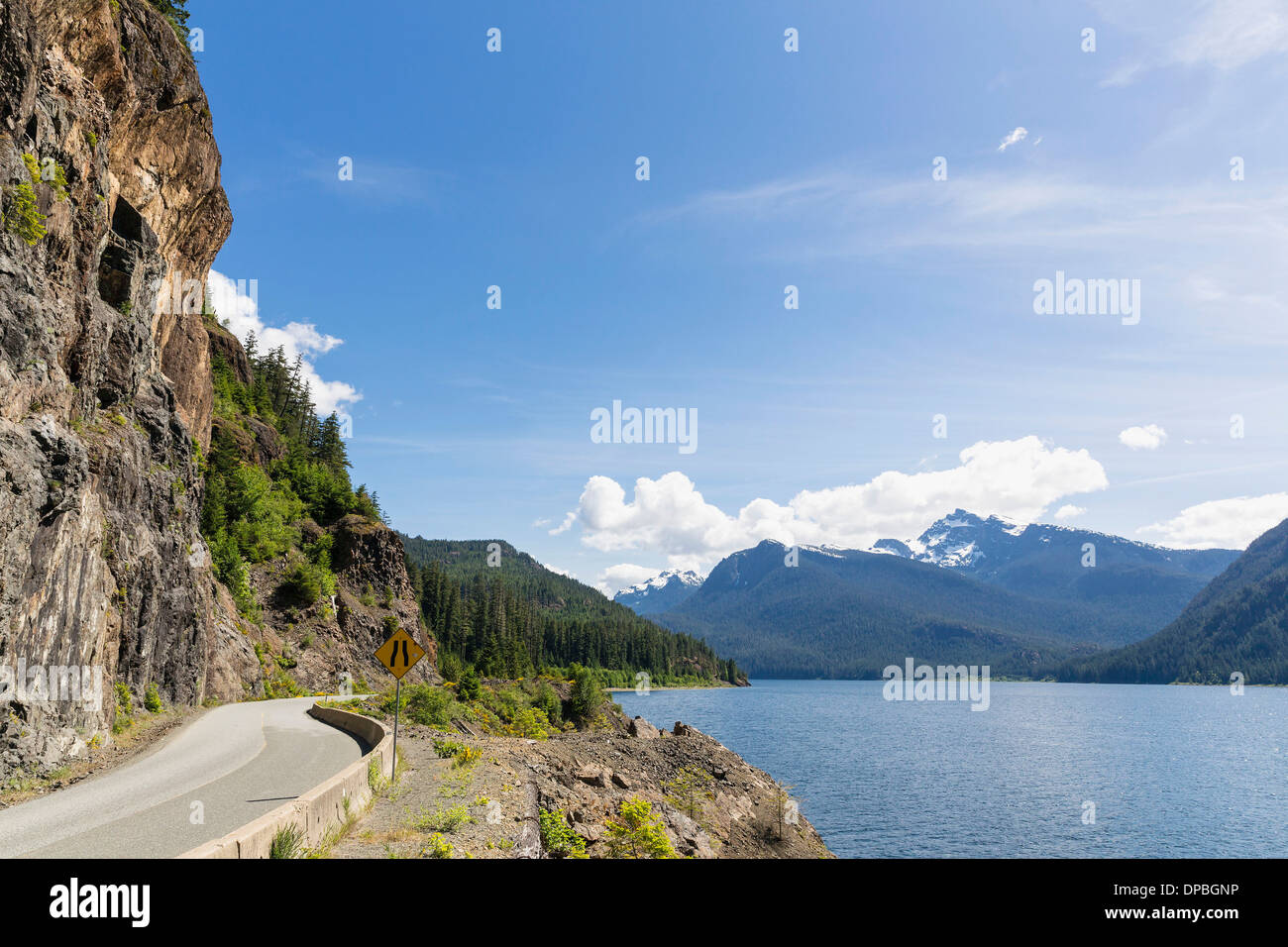 Canada Vancouver Island, Strathcona Provincial Park, Lago Buttle Foto Stock