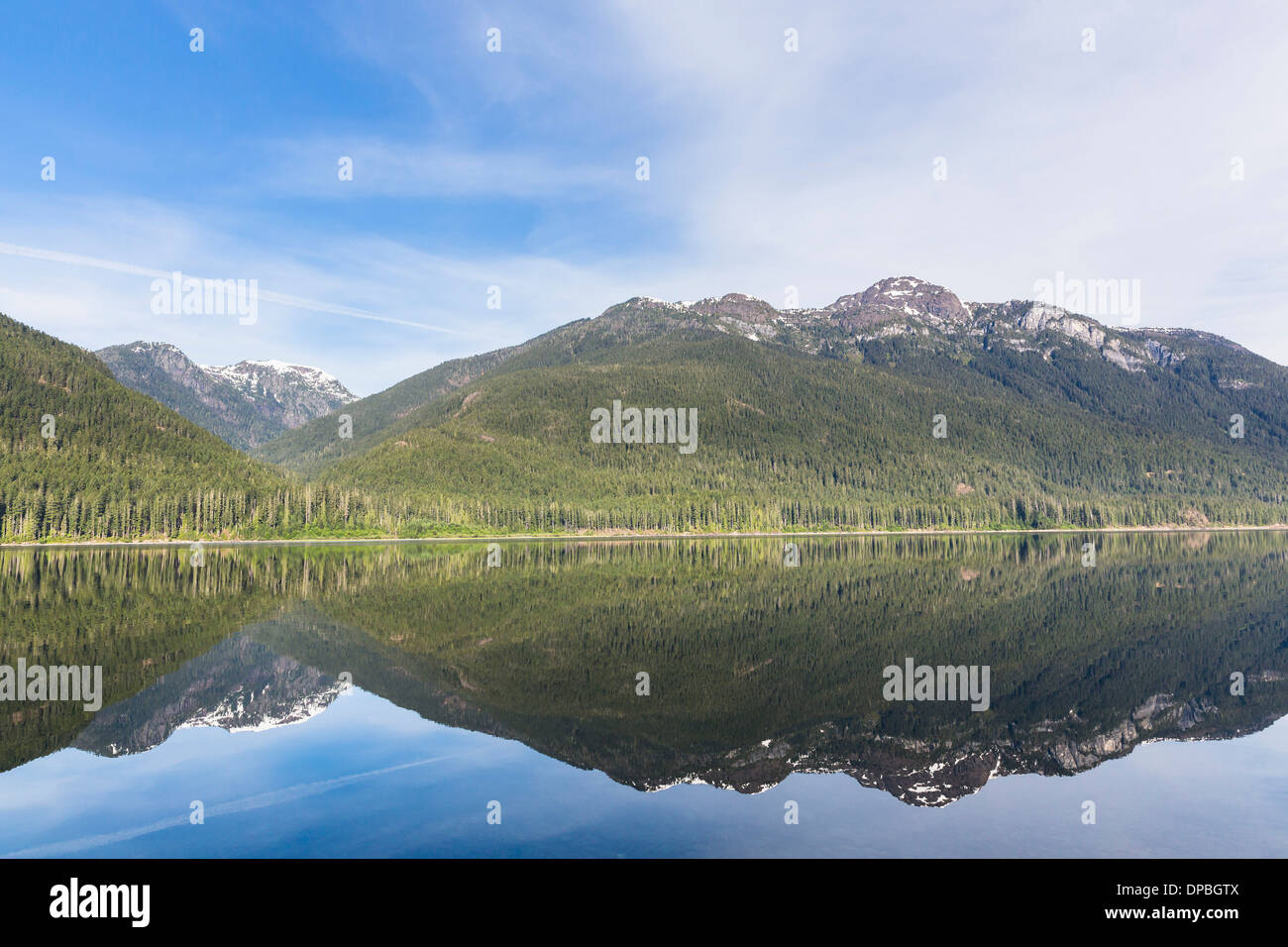 Canada Vancouver Island, Strathcona Provincial Park, Lago Buttle Foto Stock