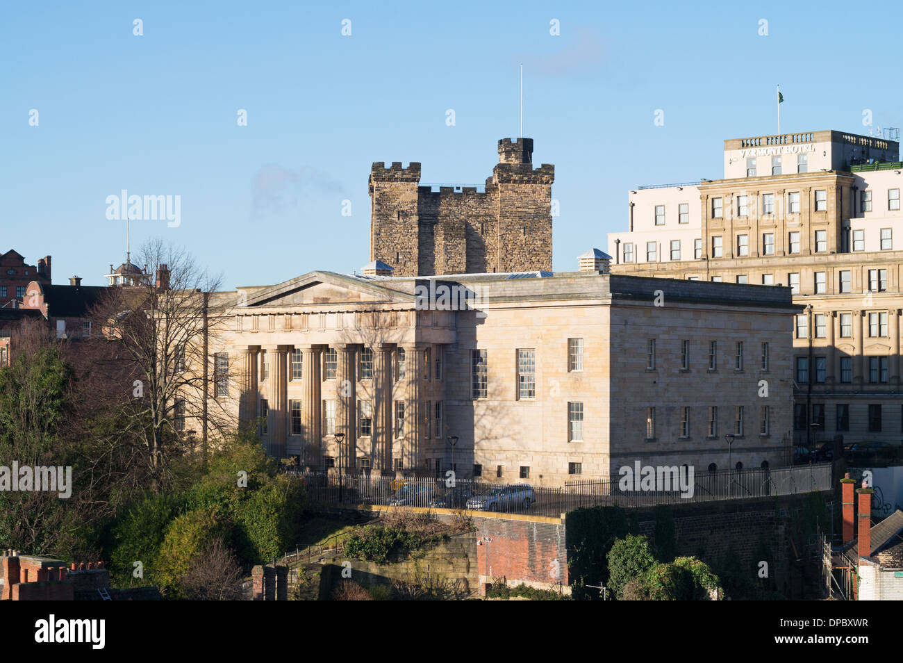 La sala controverso e tribunali di corona Newcastle upon Tyne North East England Regno Unito Foto Stock