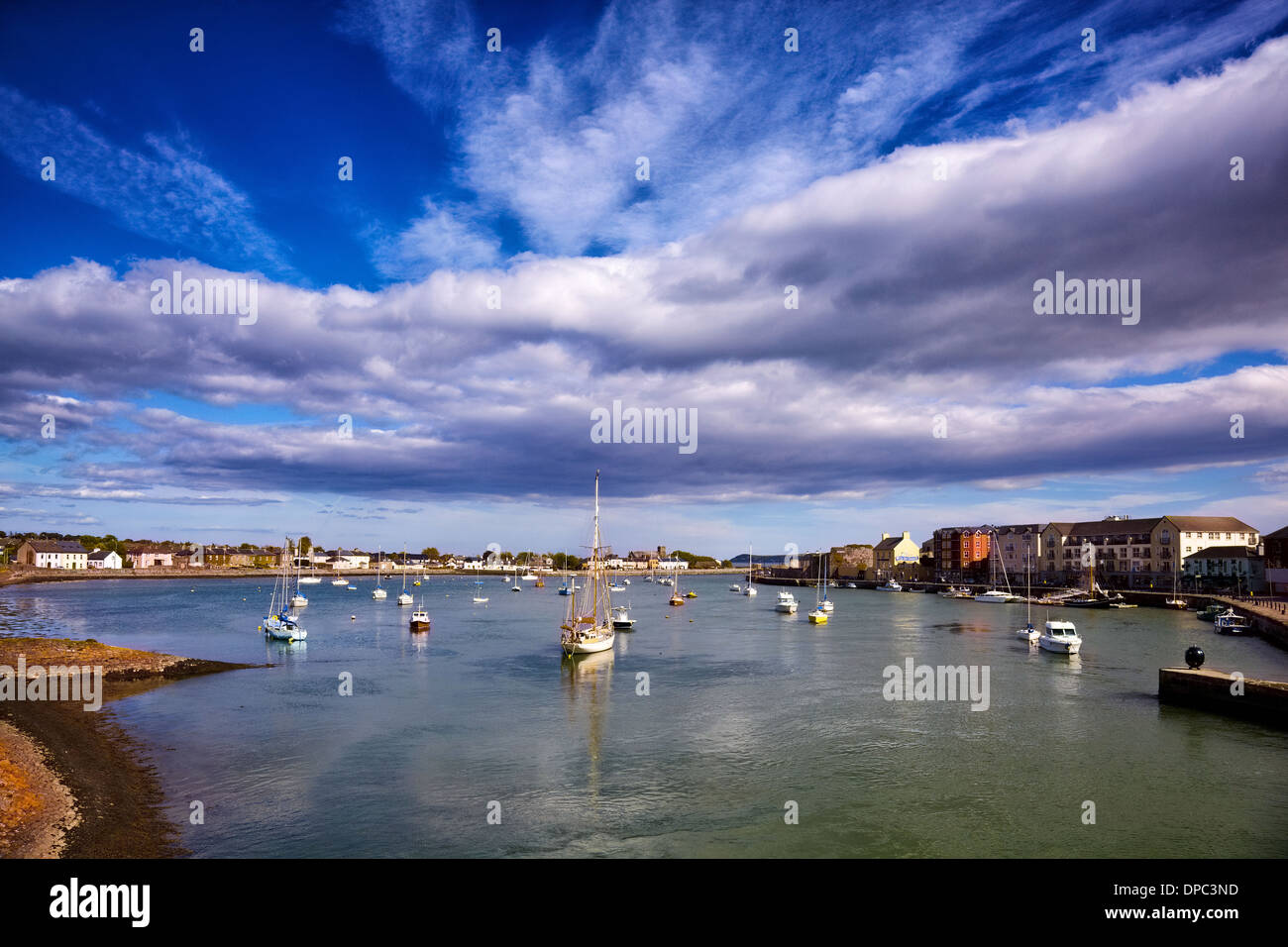 Porto di Dungarvan Foto Stock