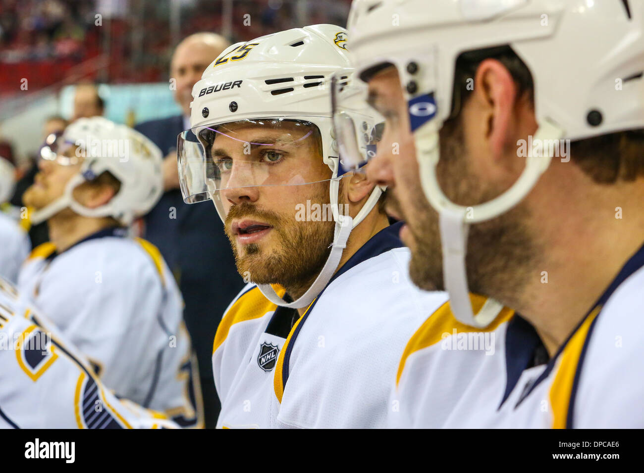 Nashville Predators ala sinistra Viktor Stalberg Foto Stock