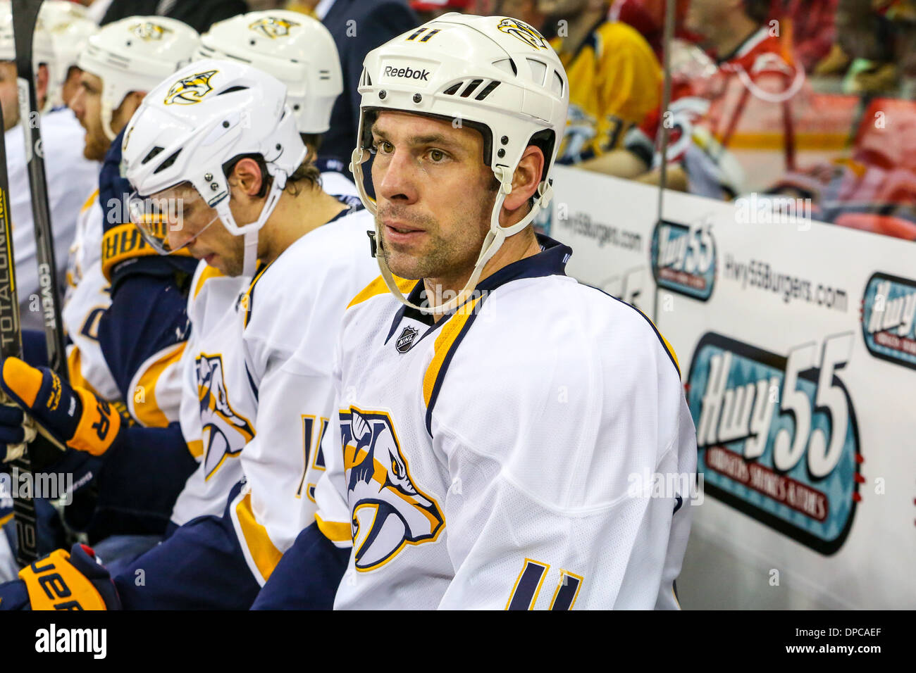 Nashville Predators centre David Legwand Foto Stock