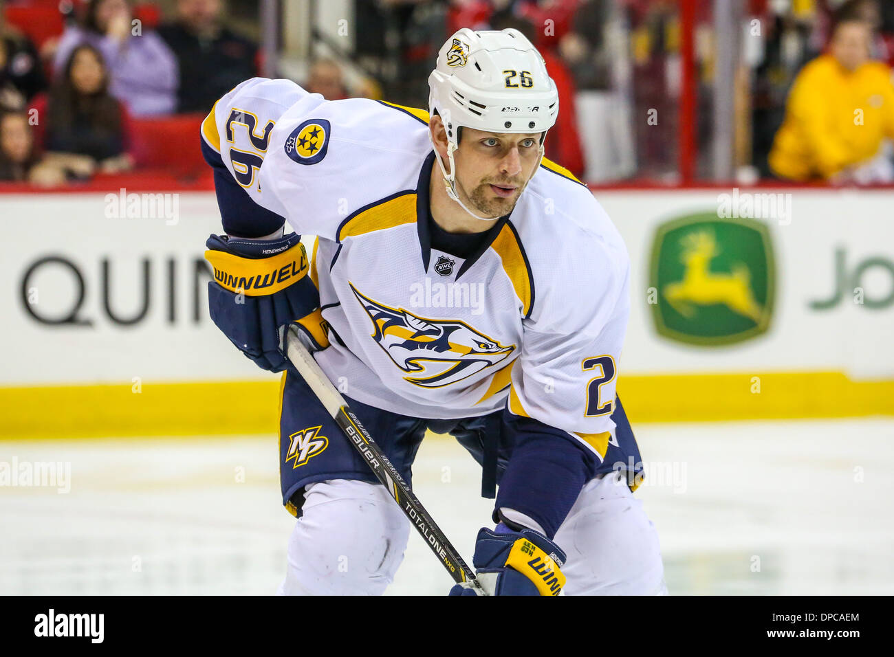 Nashville Predators centro Matt Hendricks Foto Stock