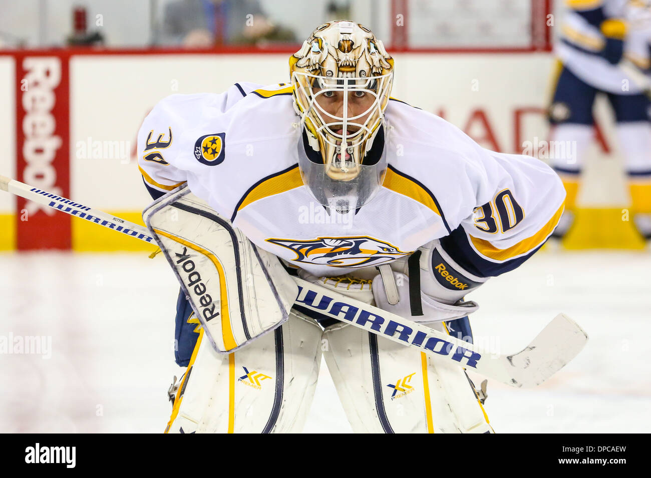 Nashville Predators goalie Carter Hutton Foto Stock