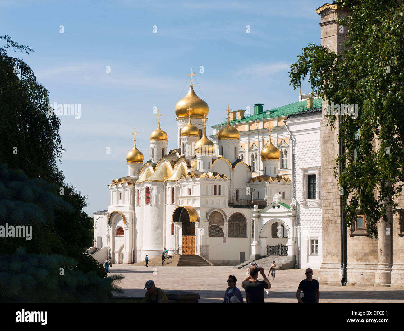 Il Cremlino di Mosca Russia, la Cattedrale dell'Annunciazione Foto Stock