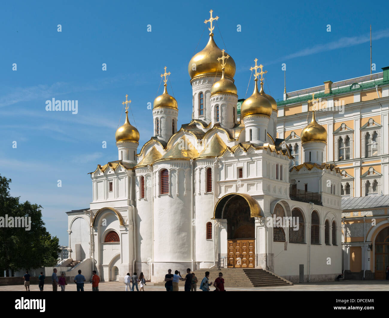 Il Cremlino di Mosca Russia, la Cattedrale dell'Annunciazione Foto Stock