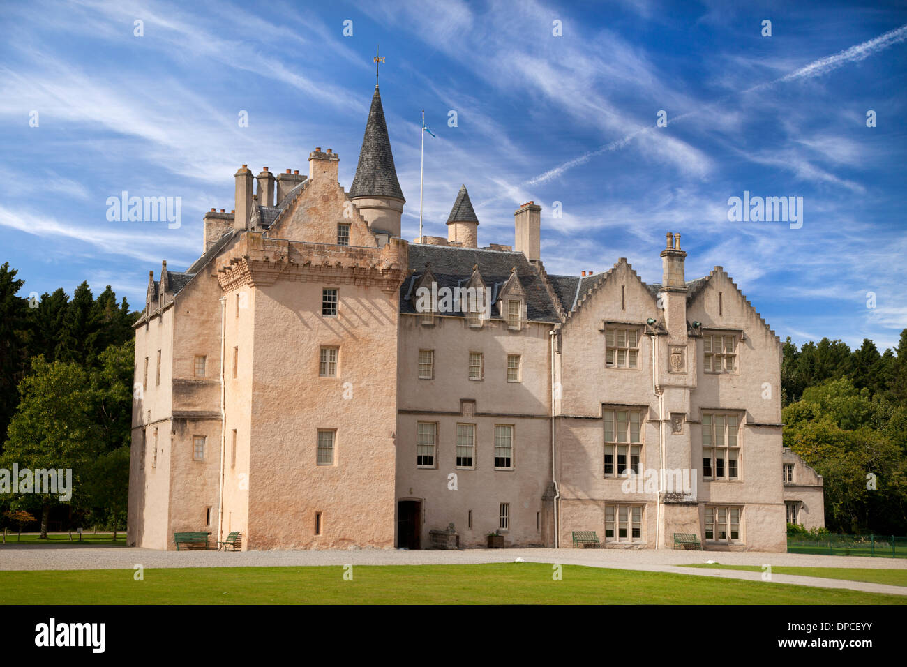 Brodie Castle, murene, Scozia Foto Stock
