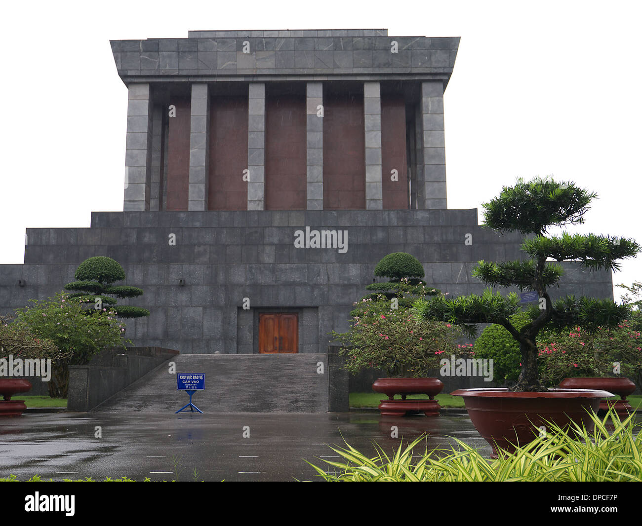 Mausoleo di Ho Chi Minh Hanoi Vietnam Foto Stock