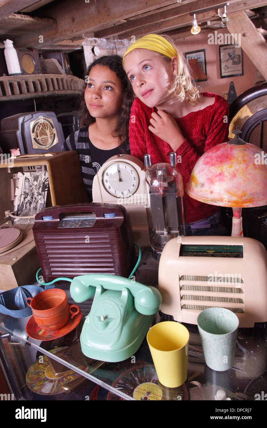 La bakelite museum,che è una collezione,compresi i televisori,radio,articoli domestici e industriali realizzati in plastica presto.Un regno unito Foto Stock