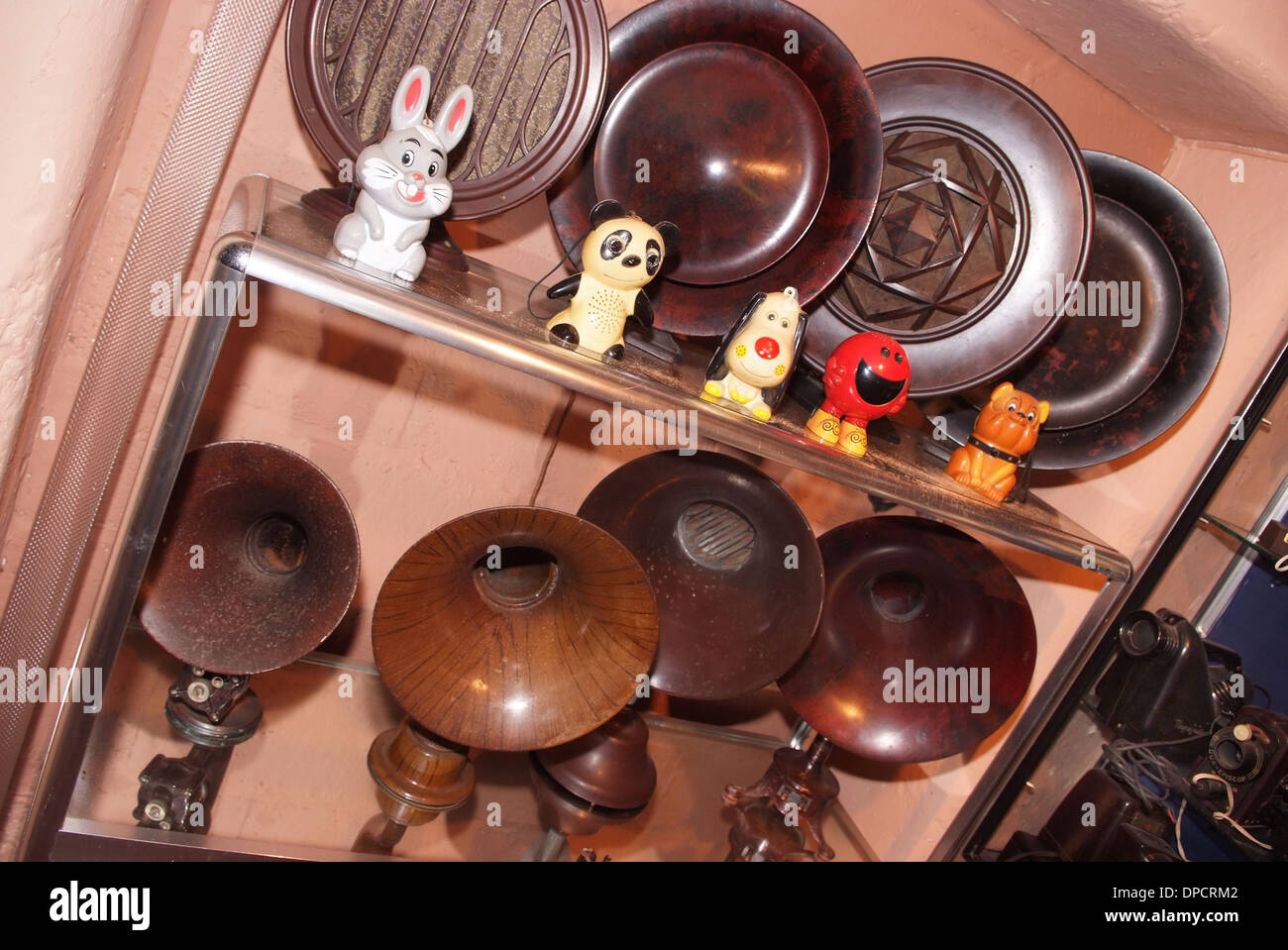 La bakelite museum,che è una collezione,compresi i televisori,radio,articoli domestici e industriali realizzati in plastica presto.Un regno unito Foto Stock