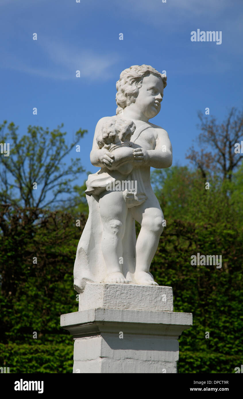 Statua di Belvedere Castle Park, Weimar, Turingia, Germania, Europa Foto Stock