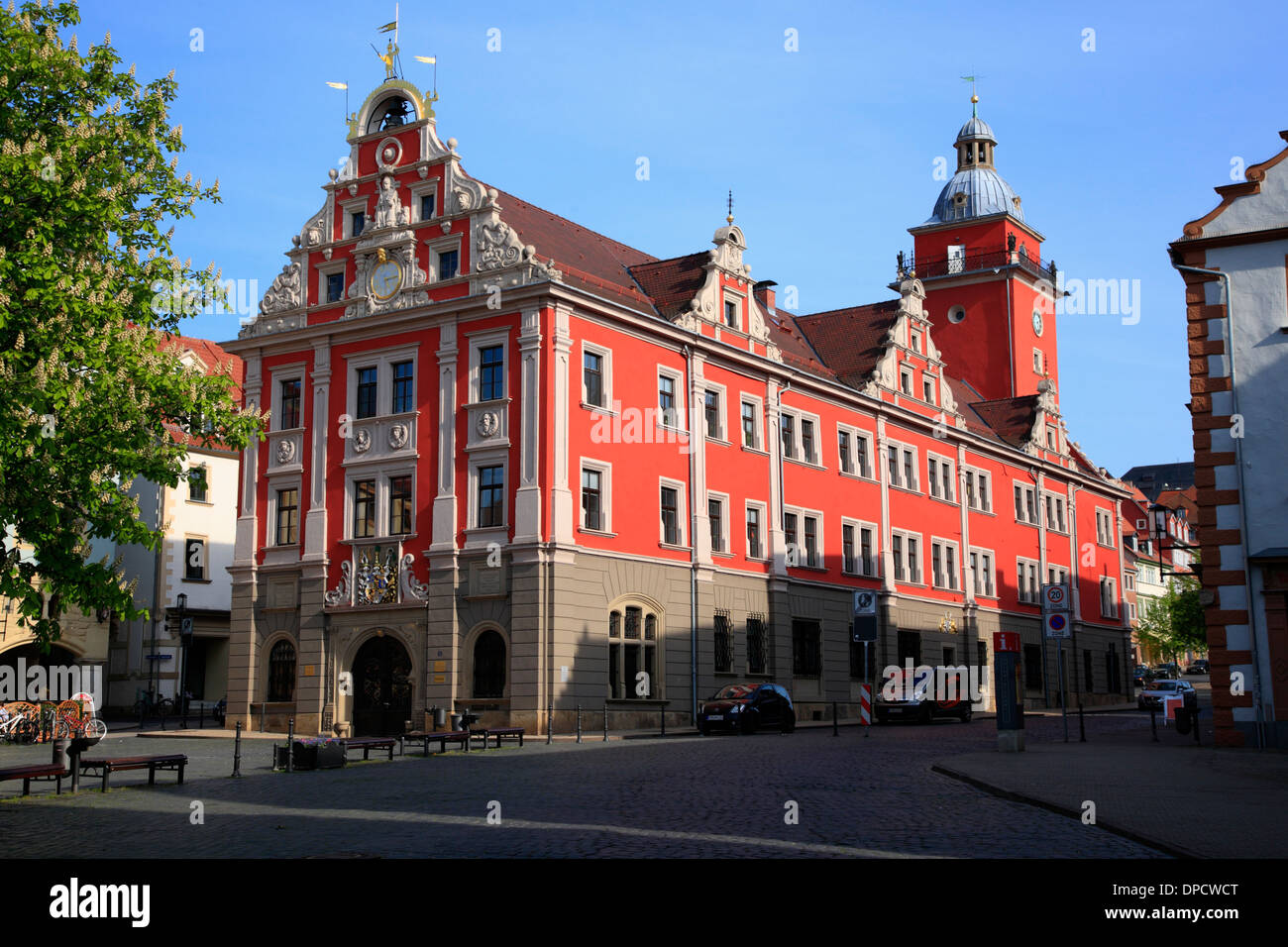 Town Hall, Gotha, Turingia, Germania, Europa Foto Stock