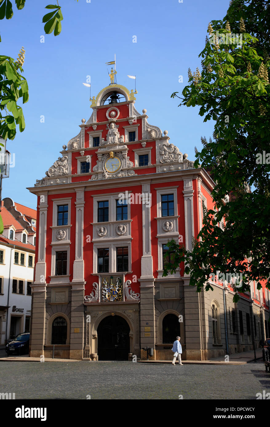 Town Hall, Gotha, Turingia, Germania, Europa Foto Stock