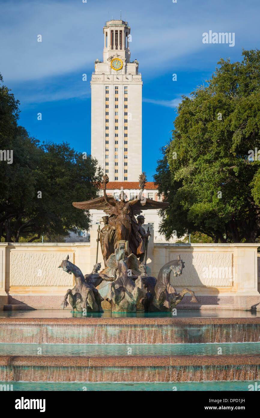 La University of Texas di Austin Foto Stock