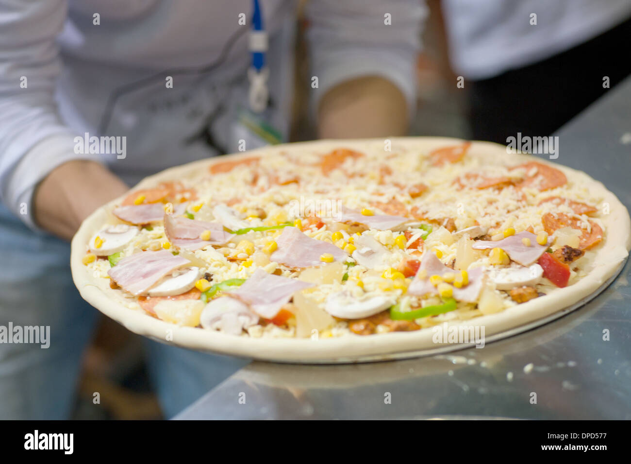 Pizza italiana Foto Stock