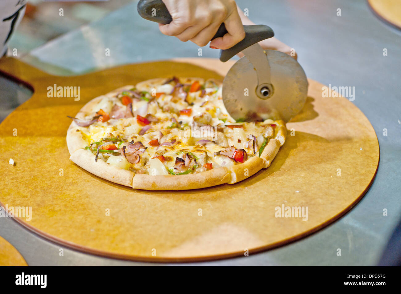 Pizza italiana Foto Stock