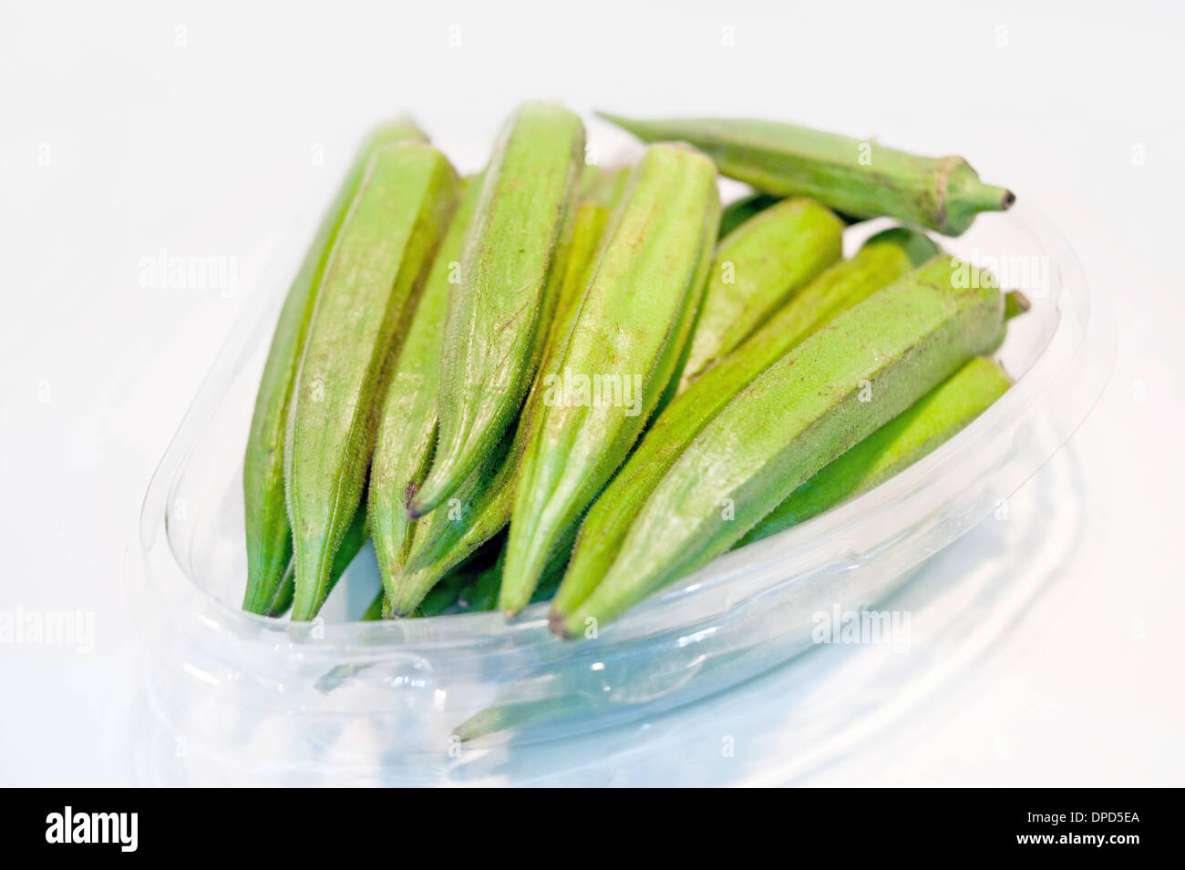 Verdure, okra Foto Stock