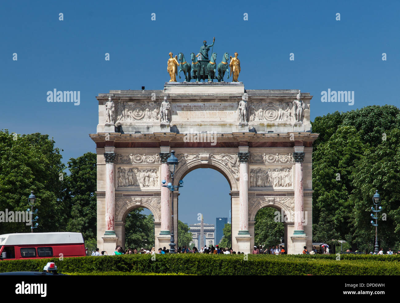 Parigi, Concord arc Foto Stock