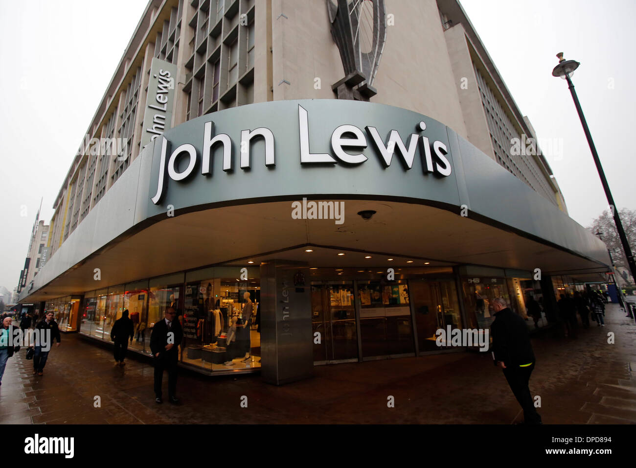 John Lewis flagship Oxford Street store nel centro di Londra Foto Stock