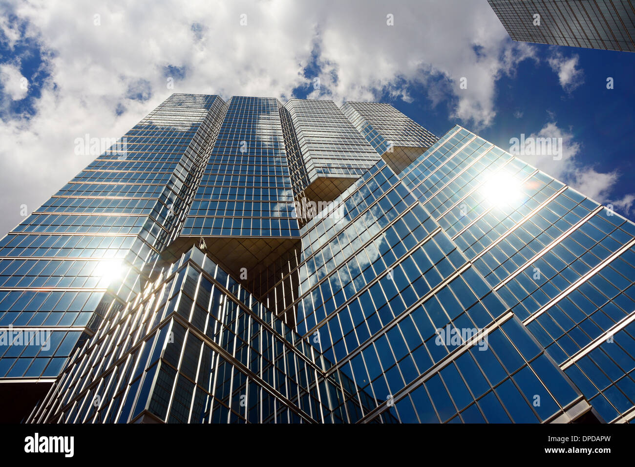 Grattacielo nel quartiere finanziario di Toronto, Canada Foto Stock