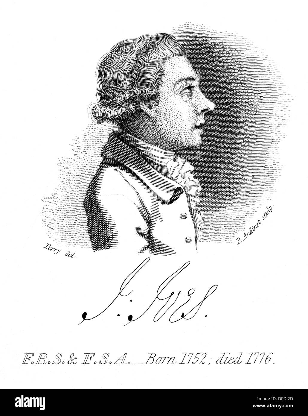 JOHN IVES, antiquario Foto Stock