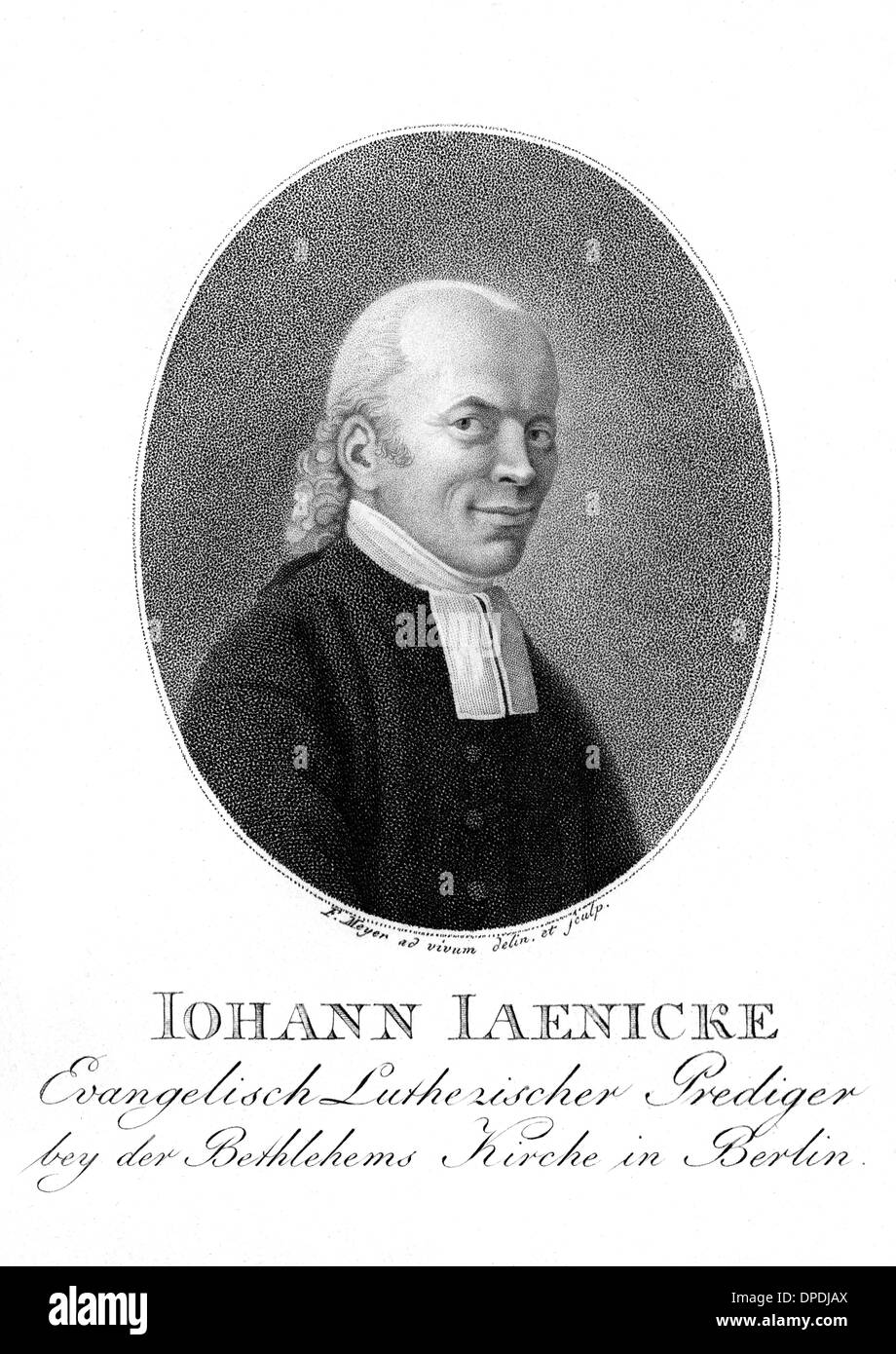 JOHANN JAENICKE - 1 Foto Stock