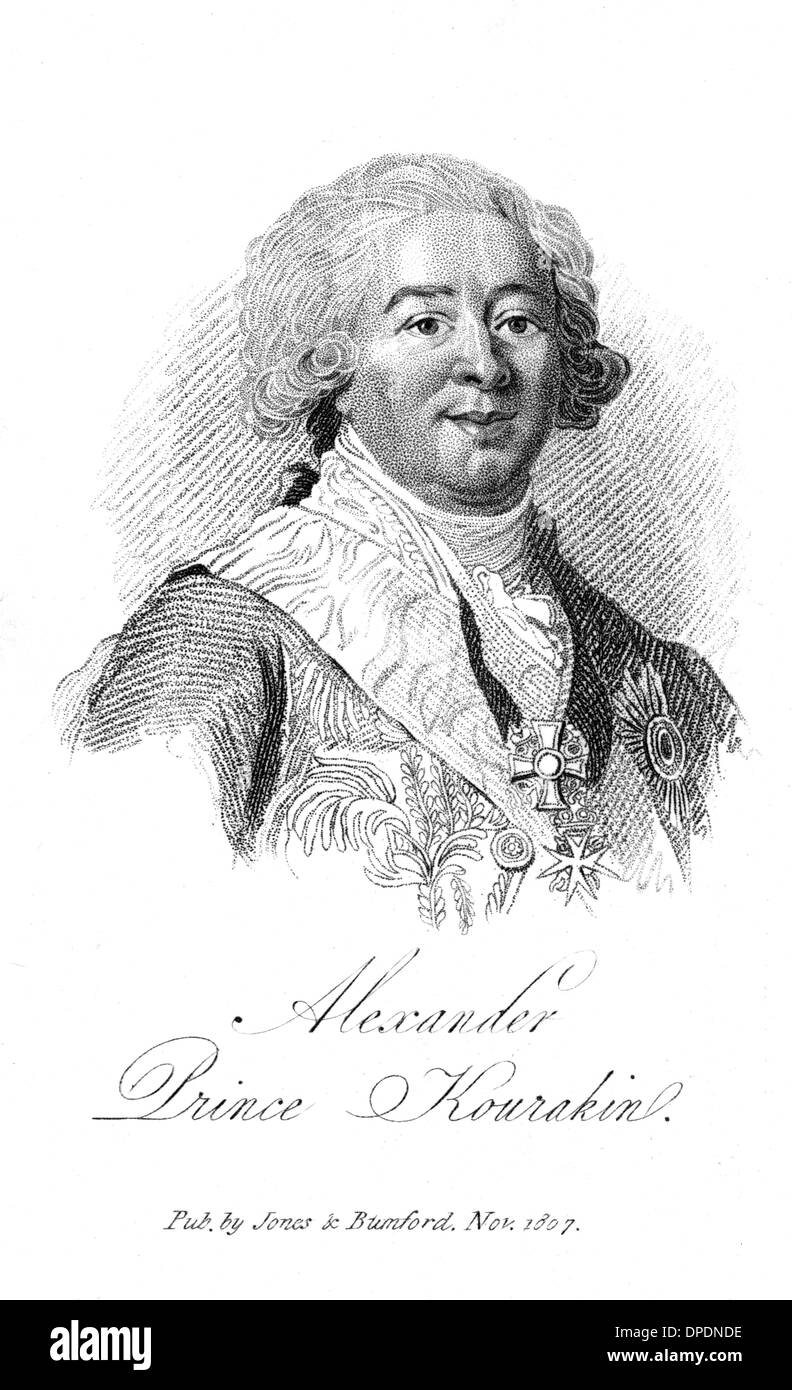 ALEX. Il principe KURAKIN Foto Stock