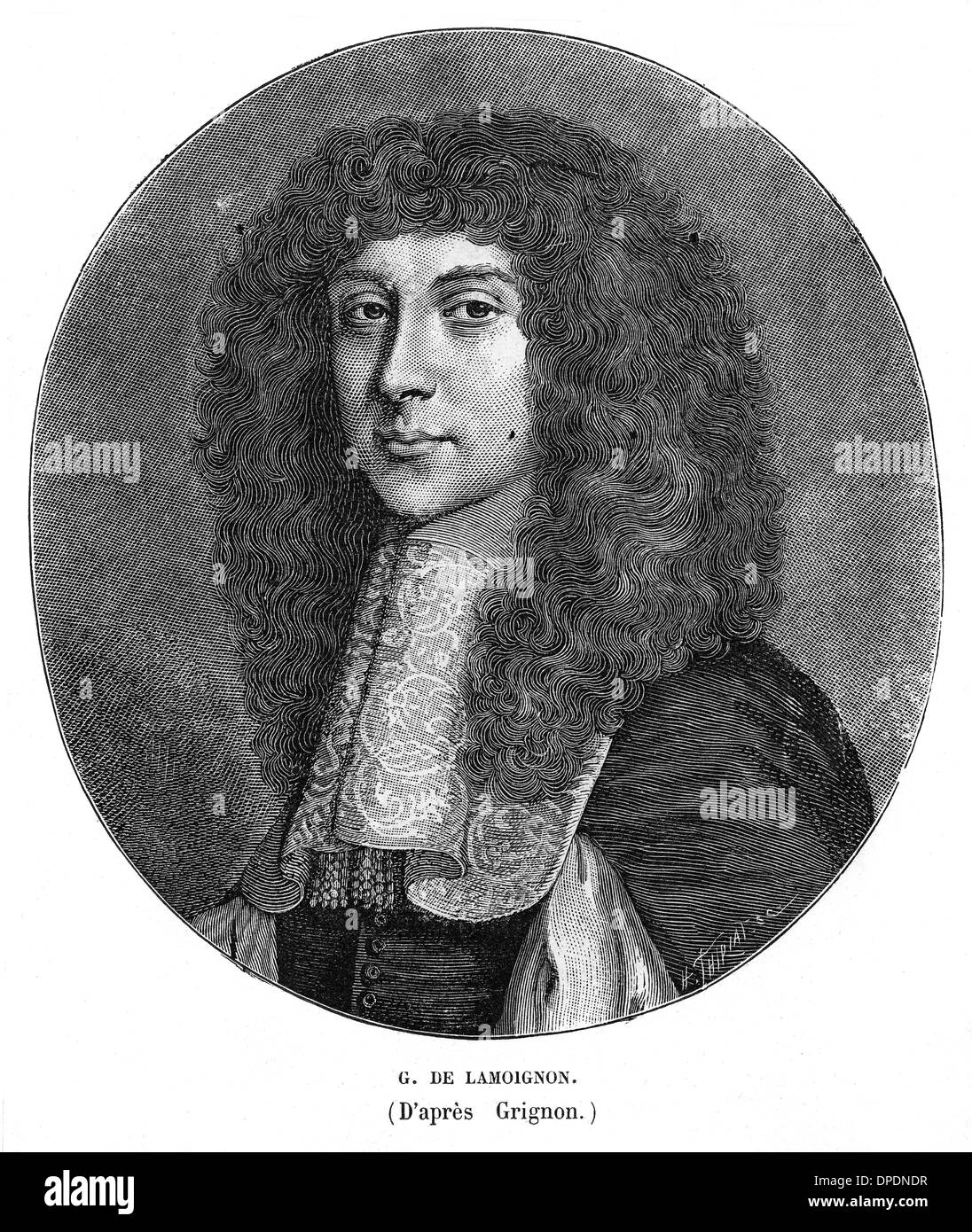 GUILLAUME DE LAMOIGNON Foto Stock