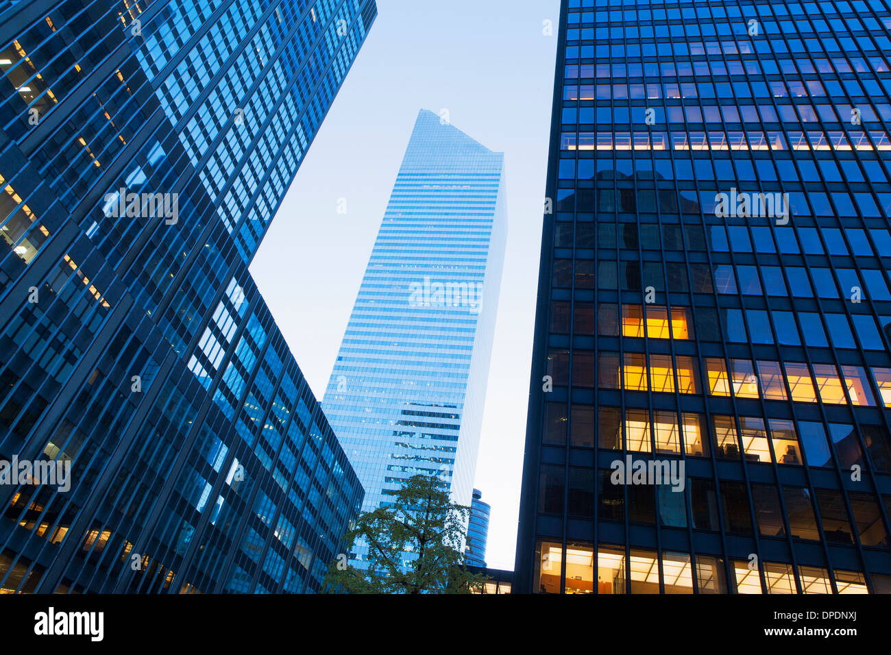 Ufficio blocchi su Park Avenue, Manhattan, New York City, Stati Uniti d'America Foto Stock