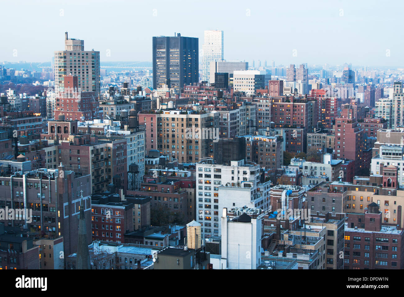 Il lato est cityscape, Manhattan, New York City, Stati Uniti d'America Foto Stock