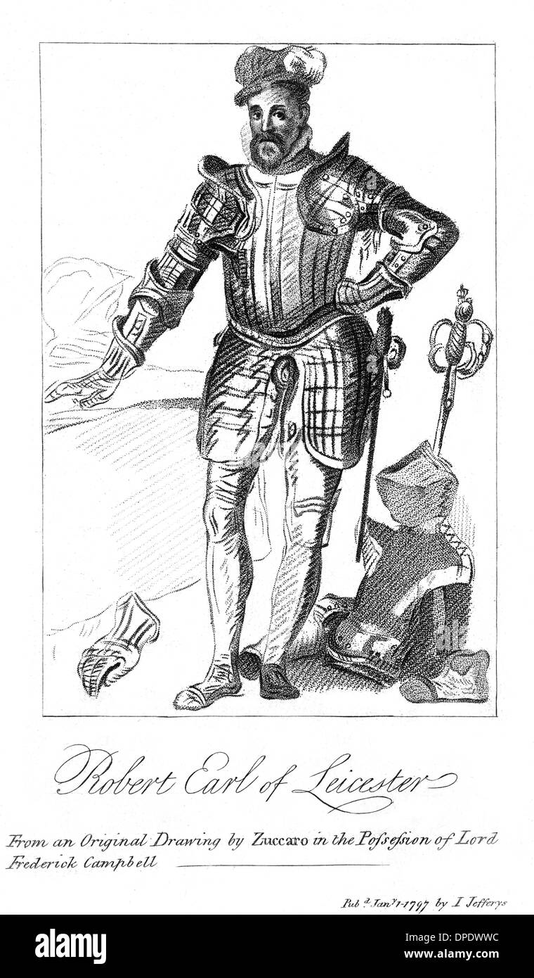 ROBERT DUDLEY LEICESTER Foto Stock