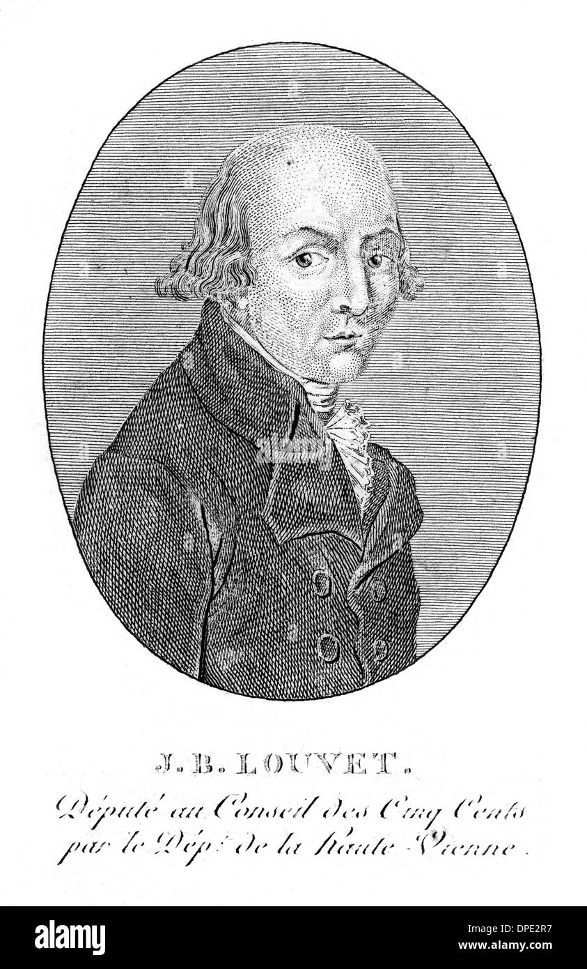 JEAN-BAPTISTE LOUVET Foto Stock